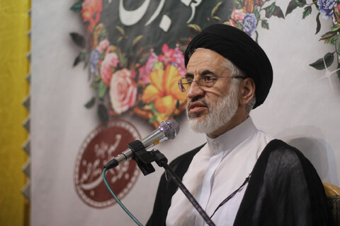 عکس| جشن میلاد حضرت محمد(ص) با حضور علمای شیعه و سنی در مسجد امام حسین(ع) بیرجند