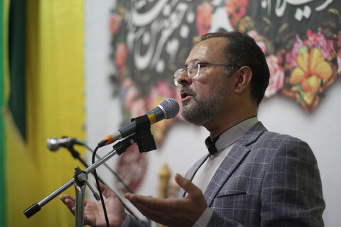 عکس| جشن میلاد حضرت محمد(ص) با حضور علمای شیعه و سنی در مسجد امام حسین(ع) بیرجند