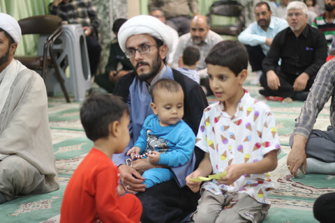 عکس| جشن میلاد حضرت محمد(ص) با حضور علمای شیعه و سنی در مسجد امام حسین(ع) بیرجند