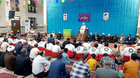 تصاویر/ مراسم جشن ولادت نبی مکرم اسلام و امام صادق (ع) در شاهین دژ