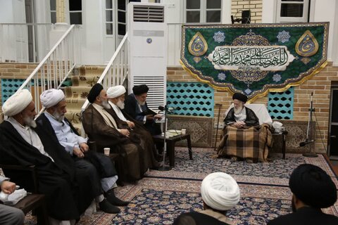 مجلس عمامه گذاری ولادت پیامبر اکرم «صلی الله علیه وآله» و حضرت امام صادق «علیه‌السلام» با حضور آیت الله العظمی شبیری زنجانی