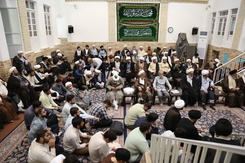 مجلس عمامه گذاری ولادت پیامبر اکرم «صلی الله علیه وآله» و حضرت امام صادق «علیه‌السلام» با حضور آیت الله العظمی شبیری زنجانی