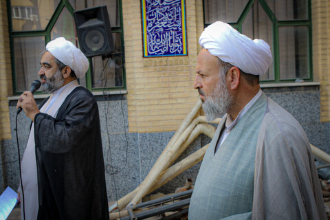 تصاویر/ مراسم جشن ولادت حضرت محمد (ص) امام صادق علیه السلام در مدرسه علمیه آیت الله آخوند