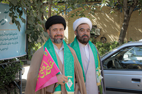 تصاویر/ مراسم جشن ولادت حضرت محمد (ص) امام صادق علیه السلام در مدرسه علمیه آیت الله آخوند