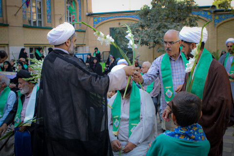 تصاویر/ مراسم جشن ولادت حضرت محمد (ص) امام صادق علیه السلام در مدرسه علمیه آیت الله آخوند