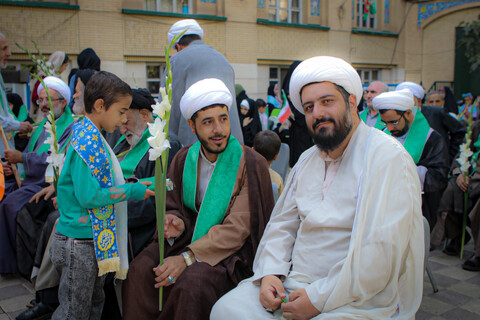 تصاویر/ مراسم جشن ولادت حضرت محمد (ص) امام صادق علیه السلام در مدرسه علمیه آیت الله آخوند