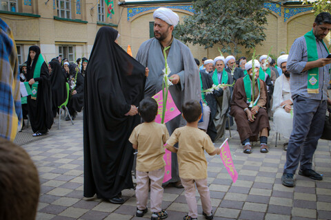 تصاویر/ مراسم جشن ولادت حضرت محمد (ص) امام صادق علیه السلام در مدرسه علمیه آیت الله آخوند