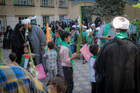 تصاویر/ مراسم جشن ولادت حضرت محمد (ص) امام صادق علیه السلام در مدرسه علمیه آیت الله آخوند