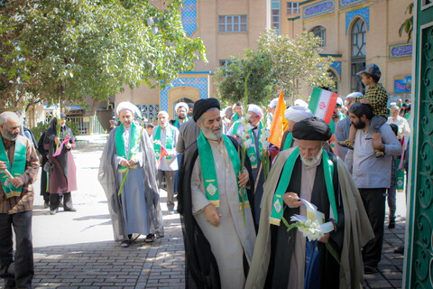 تصاویر/ مراسم جشن ولادت حضرت محمد (ص) امام صادق علیه السلام در مدرسه علمیه آیت الله آخوند