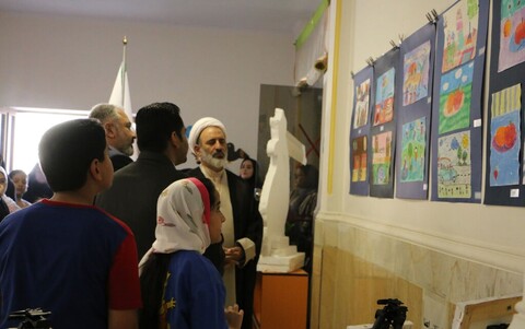 تصاویر/ افتتاحیه نمایشگاه «به رنگ تابستان» در سمنان