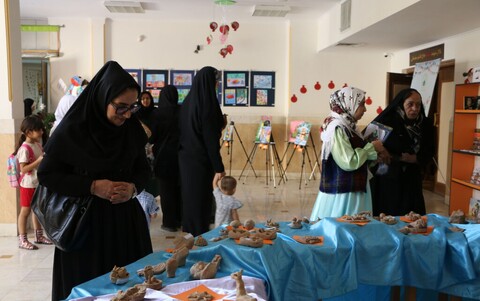 تصاویر/ افتتاحیه نمایشگاه «به رنگ تابستان» در سمنان