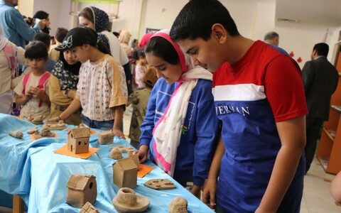 تصاویر/ افتتاحیه نمایشگاه «به رنگ تابستان» در سمنان