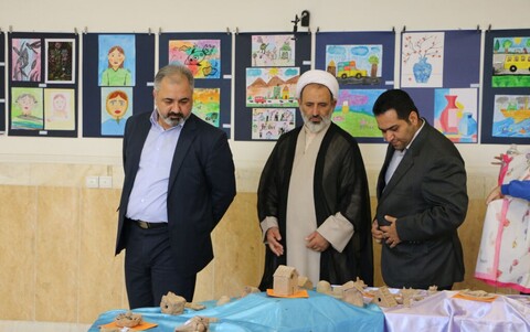 تصاویر/ افتتاحیه نمایشگاه «به رنگ تابستان» در سمنان