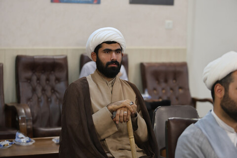 تصاویر / دیدار طلاب طرح امین با نماینده ولی فقیه در استان همدان