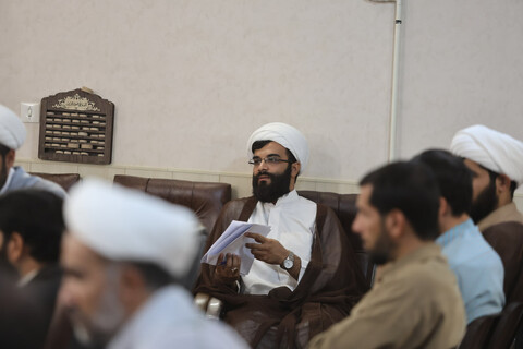 تصاویر / دیدار طلاب طرح امین با نماینده ولی فقیه در استان همدان