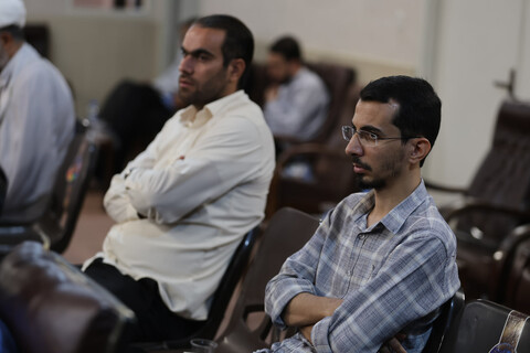 تصاویر / دیدار طلاب طرح امین با نماینده ولی فقیه در استان همدان