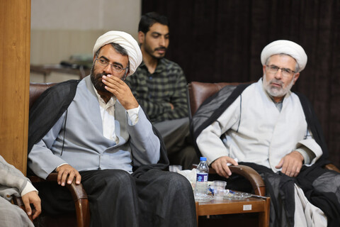 تصاویر / دیدار طلاب طرح امین با نماینده ولی فقیه در استان همدان