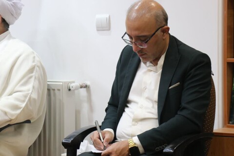 تصاویر/ دیدار مدیرکل، کارکنان ستادی و کارکنان ادارات اوقاف شهرستان سمنان و مهدی‌شهر با نماینده ولی فقیه در استان سمنان