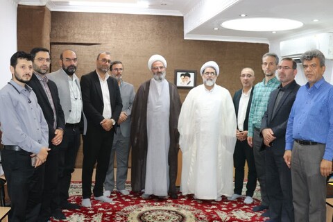تصاویر/ دیدار مدیرکل، کارکنان ستادی و کارکنان ادارات اوقاف شهرستان سمنان و مهدی‌شهر با نماینده ولی فقیه در استان سمنان
