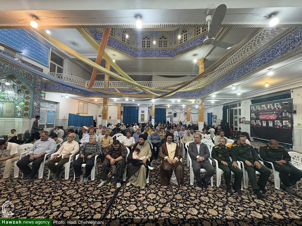 تصاویر/ برگزاری میلاد نور و یادواره شهدا در مسجد الزهرا (س) قم