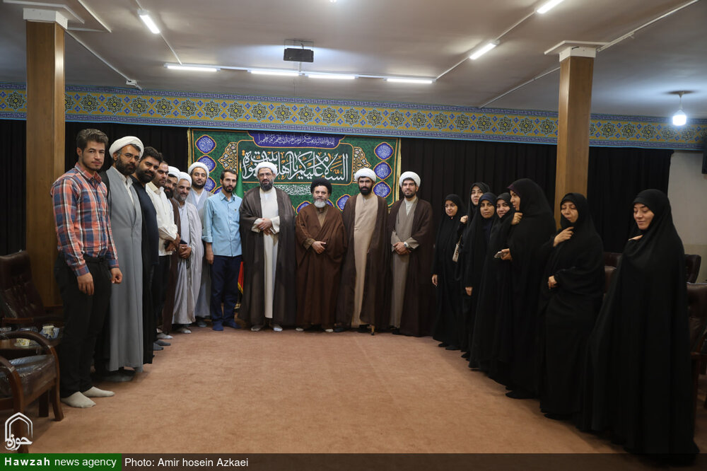 تصاویر / دیدار طلاب طرح امین با نماینده ولی فقیه در استان همدان