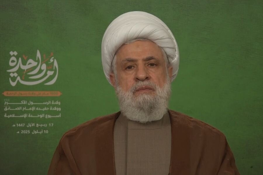 الشيخ نعيم قاسم: الاعتداء على قطر جزء من مشروع "إسرائيل الکبرى" وندعو الدّول لدعم المقاومة