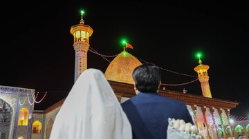 عقد ازدواج ۲۰ زوج جوان در حرم مطهر شاهچراغ(ع)