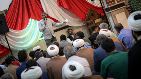 تصاویر/اختتامیه موکب شهید سید میلاد مصطفوی حوزه علمیه آیت الله بهاری