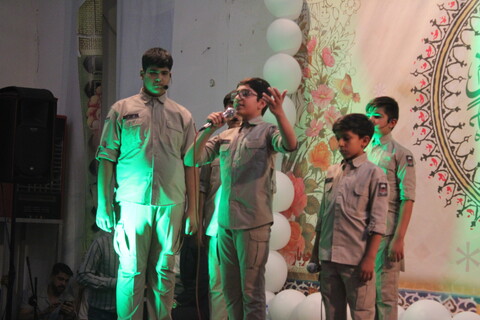 تصاویر/ ویژه برنامه ولادت حضرت‌محمد(ص) وامام‌جعفر‌صادق(ع) در مسجد مهدیه جوپار