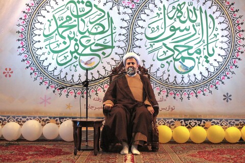 تصاویر/ ویژه برنامه ولادت حضرت‌محمد(ص) وامام‌جعفر‌صادق(ع) در مسجد مهدیه جوپار