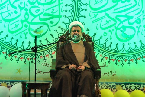 تصاویر/ ویژه برنامه ولادت حضرت‌محمد(ص) وامام‌جعفر‌صادق(ع) در مسجد مهدیه جوپار