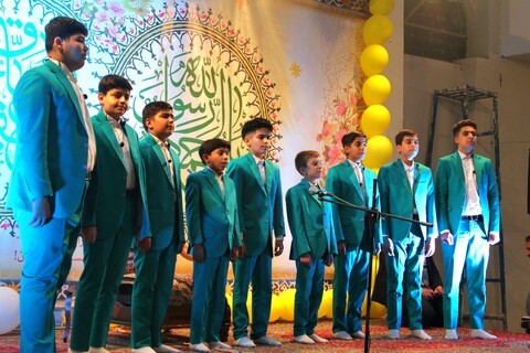 تصاویر/ ویژه برنامه ولادت حضرت‌محمد(ص) وامام‌جعفر‌صادق(ع) در مسجد مهدیه جوپار