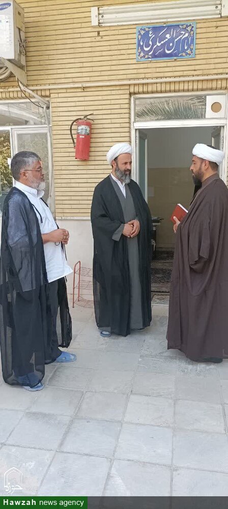 بازدید معاون تهذیب حوزه علمیه اصفهان از مدرسه علمیه مشکات خمینی شهر+عکس