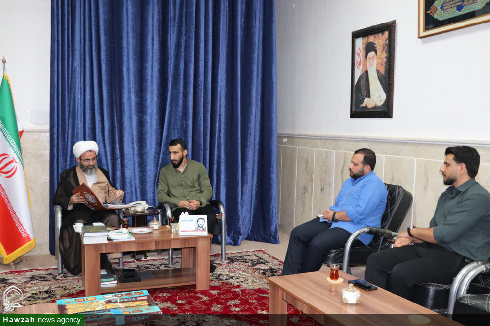 دیدار اعضای گروه جهادی آقا مرتضی علی با امام جمعه نظرآباد