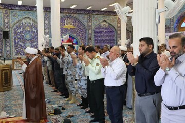 تصاویر/ نماز عبادی سیاسی جمعه خارگ