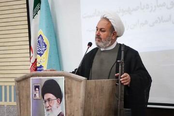 تصاویر/ آیین عبادی سیاسی نماز جمعه نوشین شهر