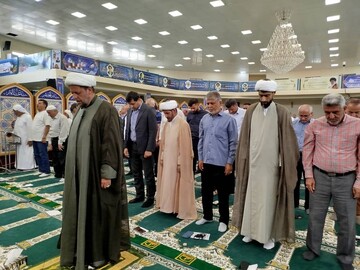 تصاویر/ آیین عبادی سیاسی نمازجمعه عسلویه