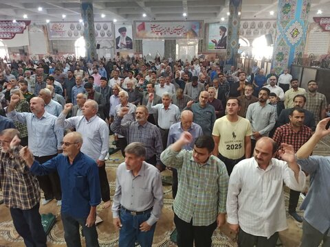 تصاویر/ نمازعبادی سیاسی جمعه کاشان