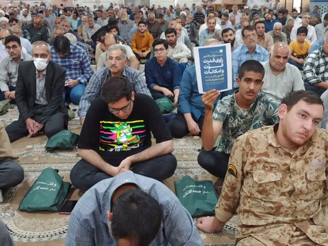 تصاویر/ نمازعبادی سیاسی جمعه کاشان