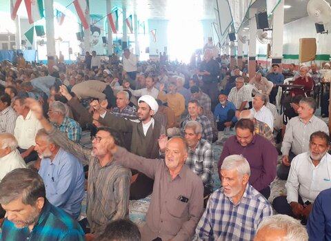 تصاویر/ نمازعبادی سیاسی جمعه آران وبیدگل