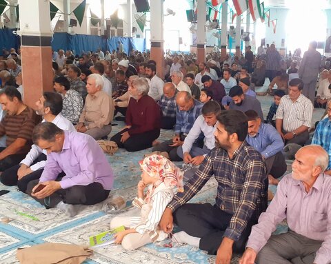 تصاویر/ نمازعبادی سیاسی جمعه آران وبیدگل