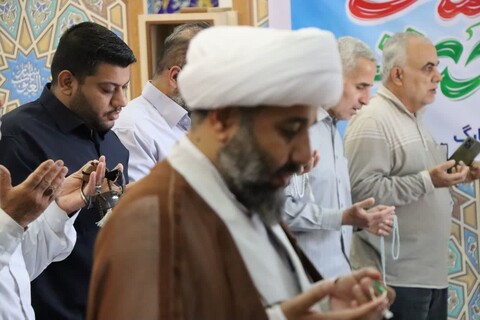 نماز جمعه خارگ به روایت تصویر