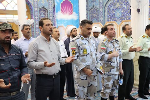 نماز جمعه خارگ به روایت تصویر