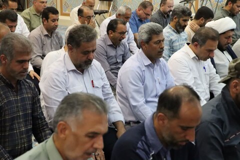 نماز جمعه خارگ به روایت تصویر