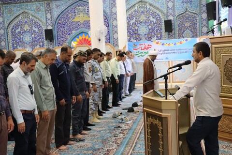 نماز جمعه خارگ به روایت تصویر