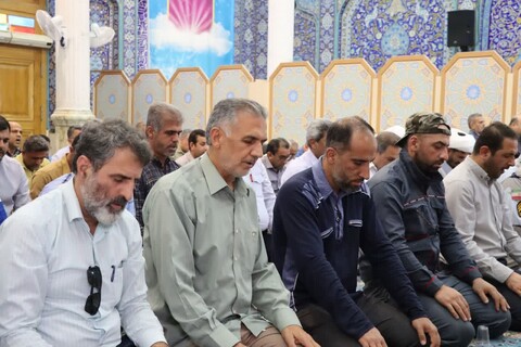 نماز جمعه خارگ به روایت تصویر