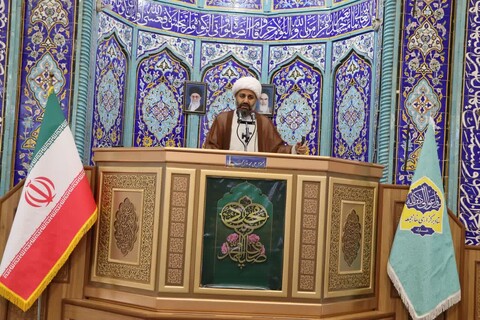 نماز جمعه خارگ به روایت تصویر