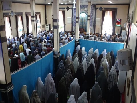 تصاویر/ آیین عبادی سیاسی نماز جمعه چهاربرج