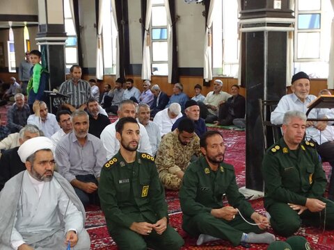 تصاویر/ آیین عبادی سیاسی نماز جمعه چهاربرج