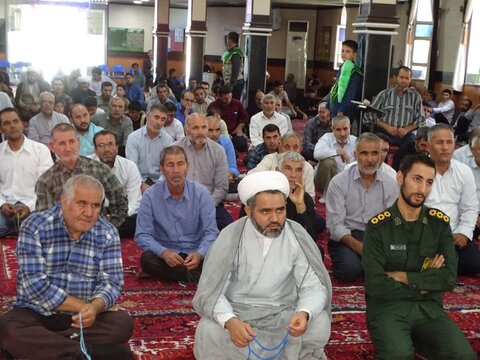 تصاویر/ آیین عبادی سیاسی نماز جمعه چهاربرج